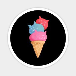 Cat ice cream Magnet